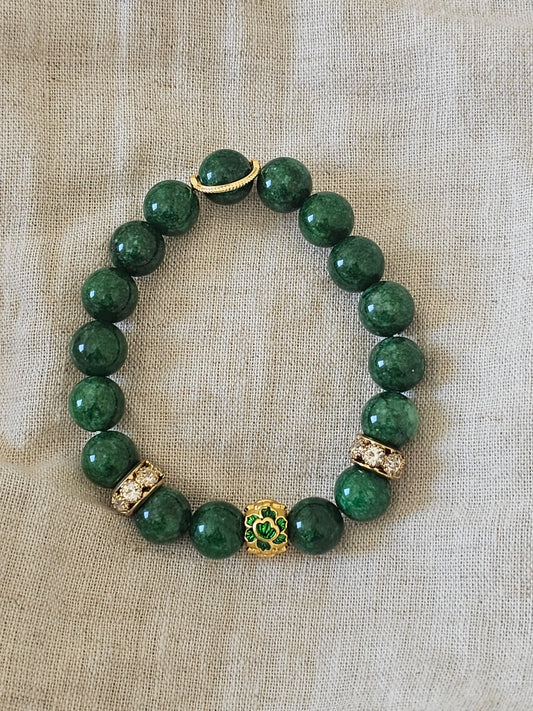 Green chalcedony Bracelet