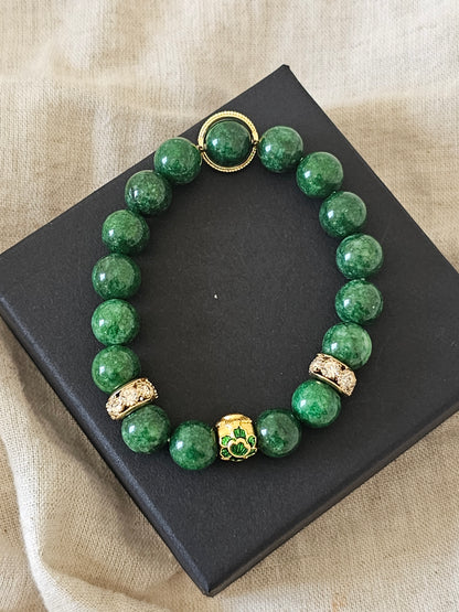 Green chalcedony Bracelet