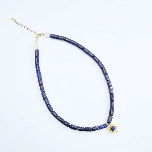 Myra's Lapis Lazuli Necklace with Pendant