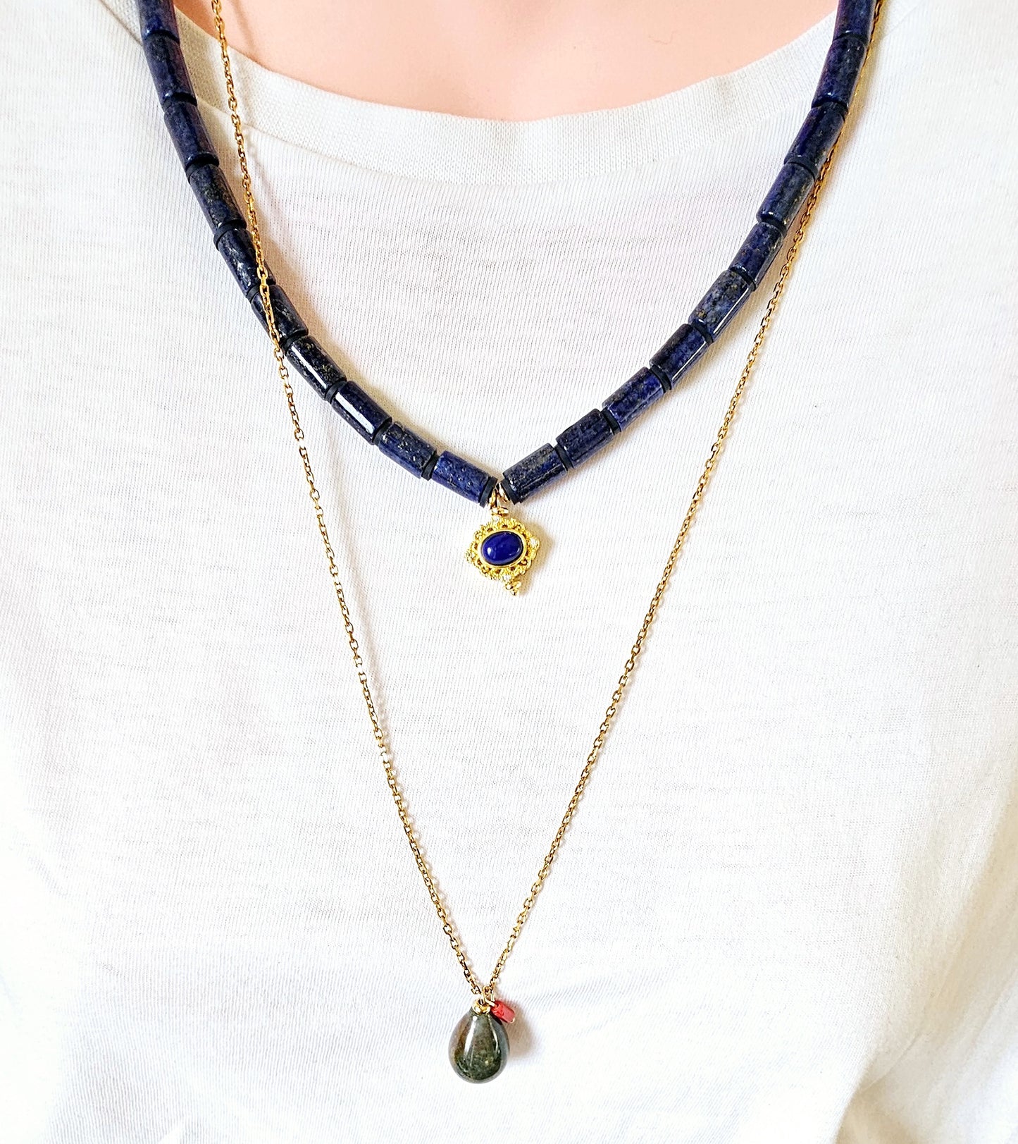 Myra's Lapis Lazuli Necklace with Pendant