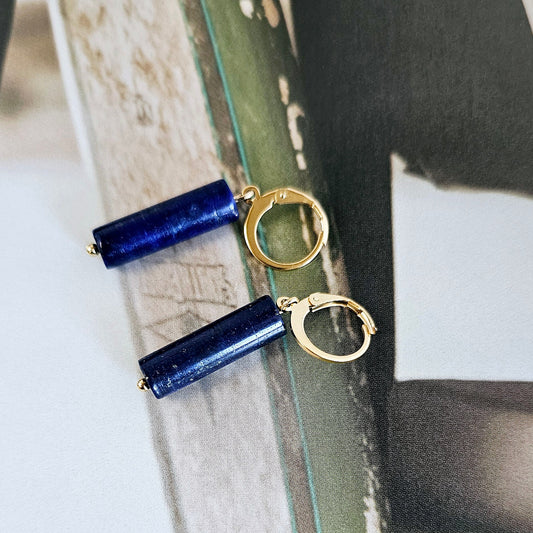 Jesse' Lapis Lazuli Drop Earrings